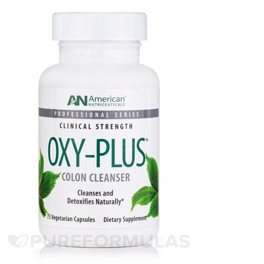 Основное фото товара American Nutriceuticals, Поддержка кишечника, Oxy-Plus, 75 капсул