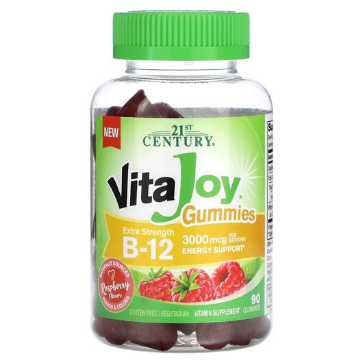Основное фото товара VitaJoy Gummies B-12 Extra Strength, Витамин B12 Кобаламин, 90 та