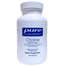Choline bitartrate Витамин B4 Холин Pure 100 капсул