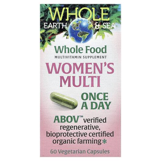 Основне фото товара Whole Earth & Sea Women's Multi, Вітаміни для жінок, 60 