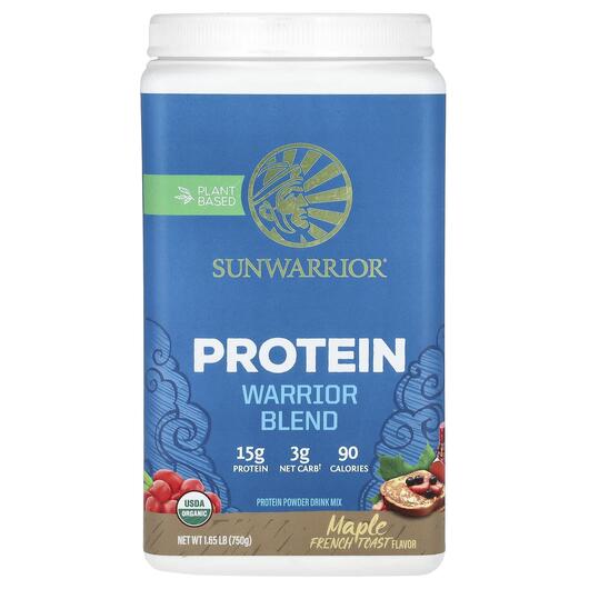 Основное фото товара Sunwarrior, Протеин, Warrior Blend Maple French Toast, 750 г