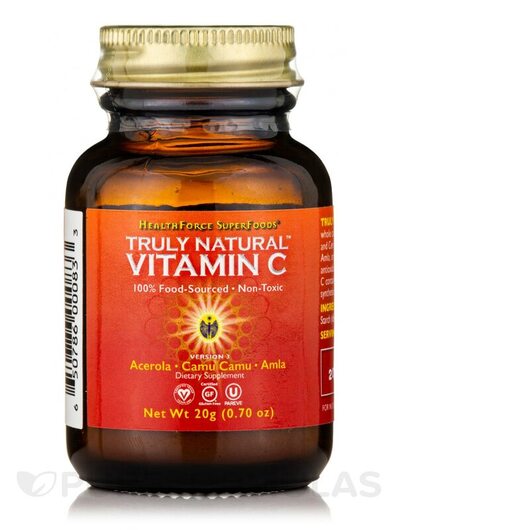 Основное фото товара Витамин C, Truly Natural Vitamin C Powder, 20 г