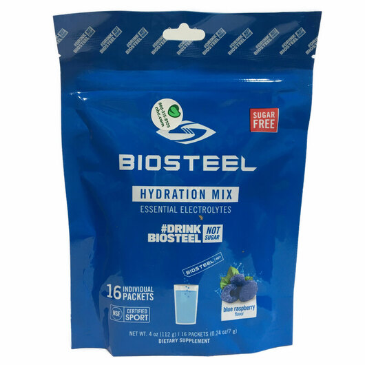 Основное фото товара Hydration Mix Essential Electrolytes Blue Raspberr, Электролиты, 