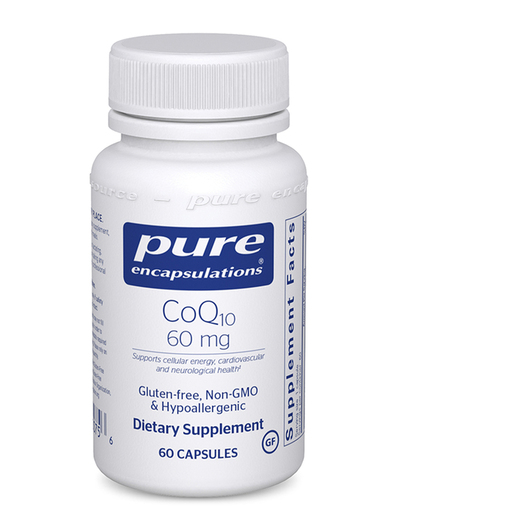 Основное фото товара Pure Encapsulations, Коэнзим CoQ10, CoQ10 60 mg, 60 капсул