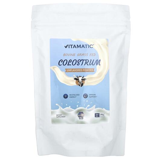 Основное фото товара Колострум, Bovine Grass Fed Colostrum Unflavored, 180 г