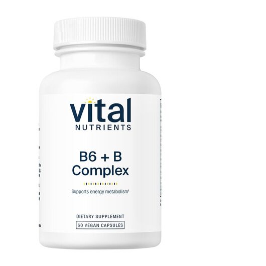 Основное фото товара Vital Nutrients, B-комплекс, B6 + B Complex, 60 капсул