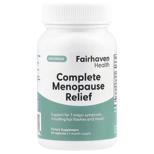 Основное фото товара Поддержка менопаузы, Complete Menopause Relief, 30 капсул