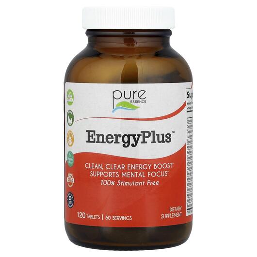 Основное фото товара Pure Essence, Поддержка Энергии, EnergyPlus 100%, 120 таблеток