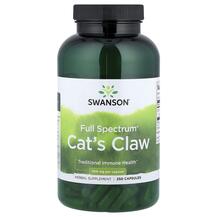 Full Spectrum Cat's Claw 500 mg Кошачий коготь Swanson