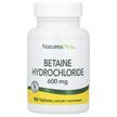 Фото товара Бетаин гидрохлорид, Betaine Hydrochloride 600 mg, 90 таблеток