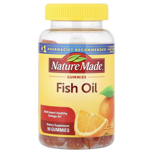 Основное фото товара Омега 3, Fish Oil Gummies Strawberry Lemon & Orange, 90 табле