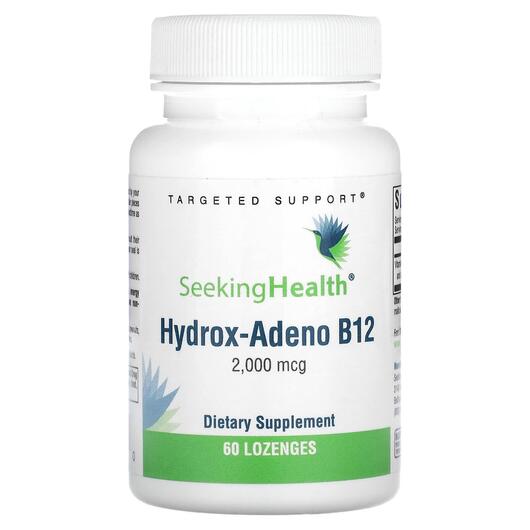 Основное фото товара Витамин B12 Кобаламин, Hydrox-Adeno B12 2000 mcg, 60 таблеток