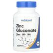 Nutricost, Глюконат Цинка, Zinc Gluconate 50 mg, 180 таблеток