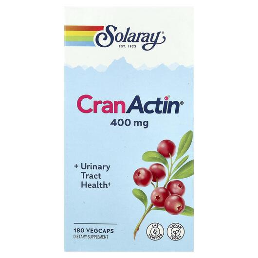 Основное фото товара CranActin Urinary Tract Health, Поддержка мочевого пузыря, 180 ка