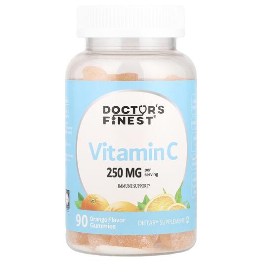 Основное фото товара Doctor's Finest, Витамин C, Vitamin C Orange 250 mg, 90 табл