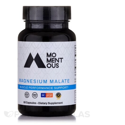 Основное фото товара Momentous, Магний, Magnesium Malate, 60 капсул