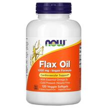 Лляна олія Flax Oil 1000 mg NOW 120 капсул Лляна олія Flax Oil 1000 mg NOW 120 капсул
