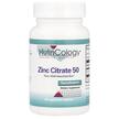 Nutricology, Zinc Citrate 50 mg, Цитрат Цинку 50 мг, 60 капсул