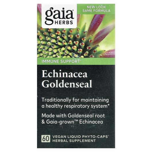 Основное фото товара Эхинацея и Желтокорень, Echinacea Goldenseal, 60 капсул