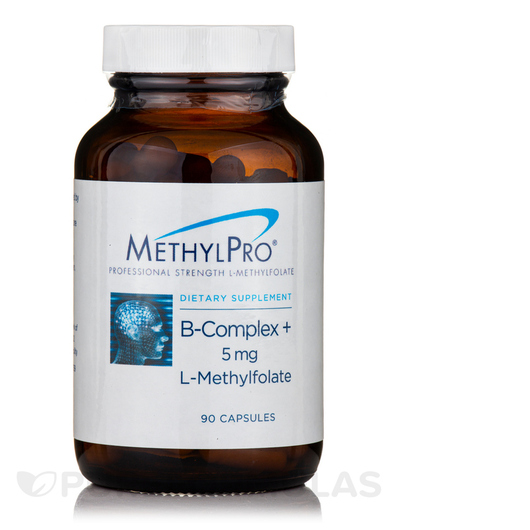 Основное фото товара MethylPro, B-комплекс, B-Complex + 5 mg L-Methylfolate, 90 капсул