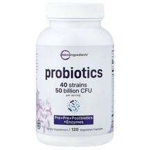 Probiotics Пробиотики Micro Ingredients 120 капсул Probiotics Пробиотики Micro Ingredients 120 капсул