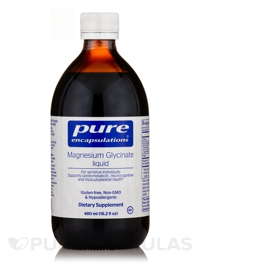 Основное фото товара Магний Глицинат, Magnesium Glycinate Liquid, 480 мл