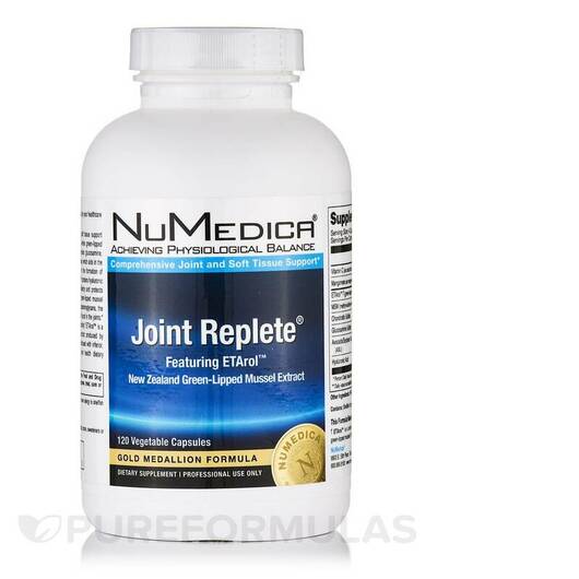 Основное фото товара NuMedica, Поддержка суставов, Joint Replete, 120 капсул