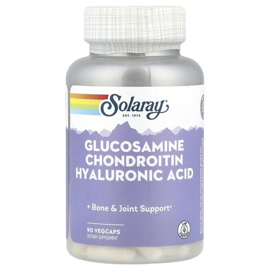 Основное фото товара Glucosamine Chondroitin Hyaluronic, Глюкозамин + Гиалуроновая, 90