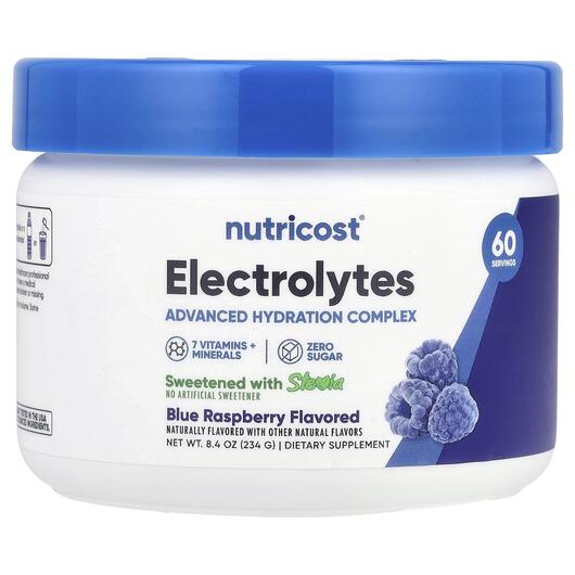 Основное фото товара Electrolytes Advanced Hydration Complex Blue Raspberry, Электроли