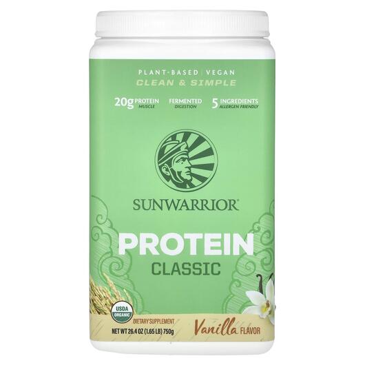 Основное фото товара Sunwarrior, Протеин, Classic Protein Vanilla, 750 г