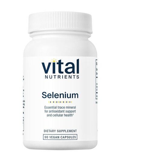 Основное фото товара Vital Nutrients, Селен, Selenium 200 mcg, 90 капсул