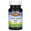Фото товара Carlson, Альфа-липоевая, Alpha Lipoic Acid 300 mg, 30 таблеток