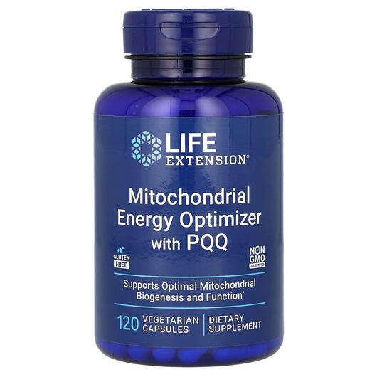Основное фото товара Mitochondrial Energy Optimizer + PQQ, Клеточное здоровье, 120 кап