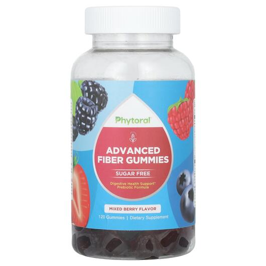 Основное фото товара Advanced Fiber Gummies Mixed Berry, Конфеты с клетчаткой, 120 таб