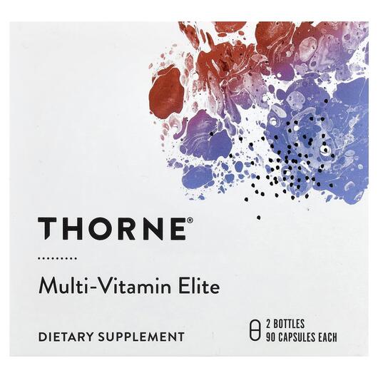 Основное фото товара Multi-Vitamin, Multi-Vitamin Elite 2 бутылки по, 90 капсул в кажд