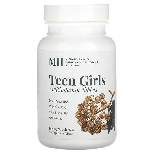 Основное фото товара MH, Витамины для подростков, Teen Girls Multivitamin, 60 таблеток