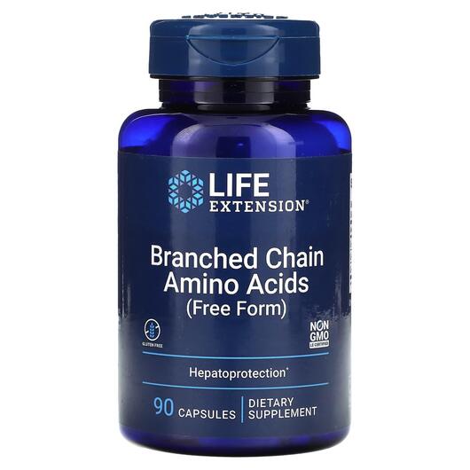 Основне фото товара Branched Chain Amino Acids, Амінокислоти, 90 капсул