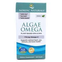 Омега з водоростей Algae Omega Nordic Naturals