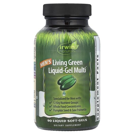 Основное фото товара Men's Living Green Liquid-Gel Multi, Витамины для мужчин, 90