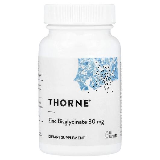 Основное фото товара Цинк Бисглицинат 30 мг, Zinc Bisglycinate 30 mg, 60 капсул
