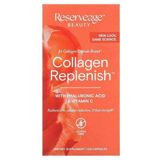 Основное фото товара ReserveAge Nutrition, Коллаген, Collagen Replenish, 120 капсул