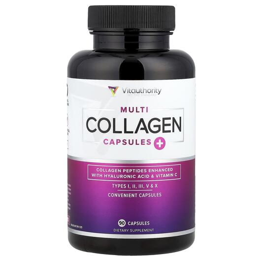 Основное фото товара Vitauthority, Коллаген, Multi Collagen Capsules Plus, 90 капсул