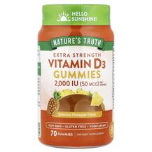 Vitamin D3 50 mcg Gummies Жевательный D3 Nature's