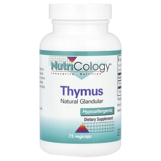 Основное фото товара Nutricology, Тимус, Thymus, 75 капсул