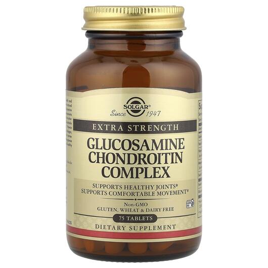 Основное фото товара Glucosamine Chondroitin Complex, Глюкозамин Хондроитин, 75 таблет