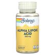 Фото товара Solaray, Альфа-липоевая, Alpha Lipoic Acid 250 mg, 60 капсул