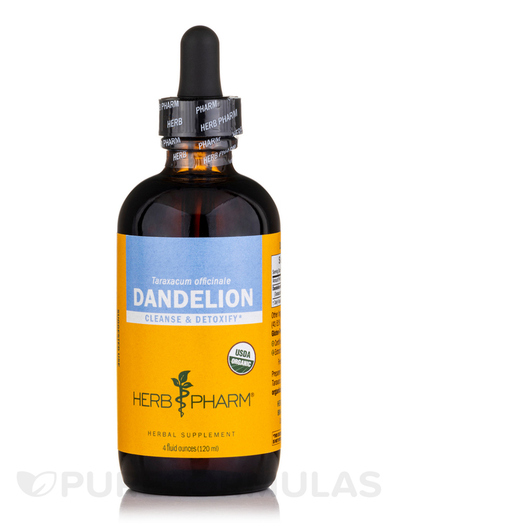 Основное фото товара Herb Pharm, Одуванчик, Dandelion, 120 мл