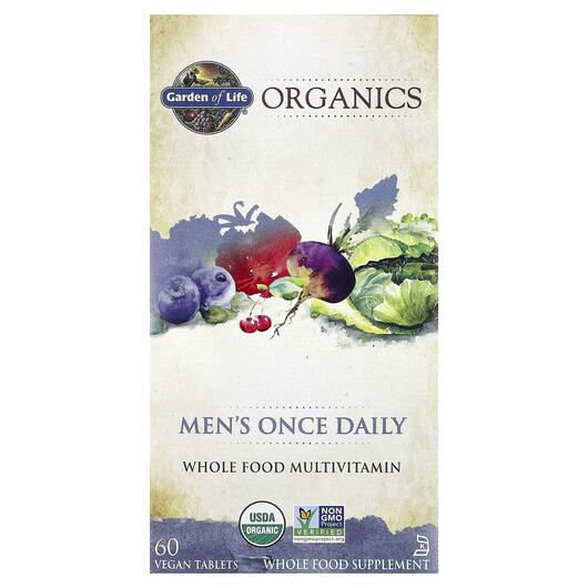 Основное фото товара MyKind Organics Men's Once Daily, Витамины для мужчин, 60 та