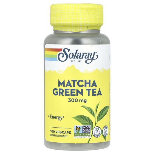 Основное фото товара Экстракт Зеленого Чая, Matcha Green Tea 300 mg, 100 капсул