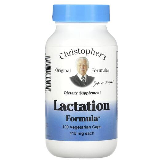 Основное фото товара Выработка грудного молока, Lactation Formula, 100 капсул